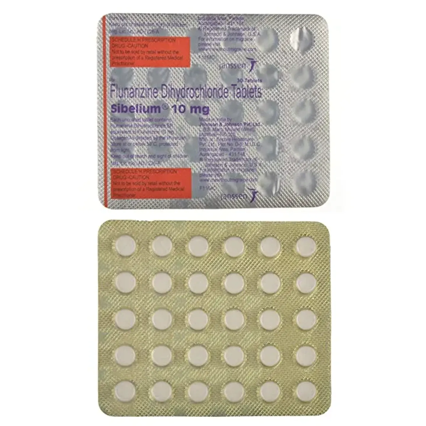 Sibelium 10 Tablet product image