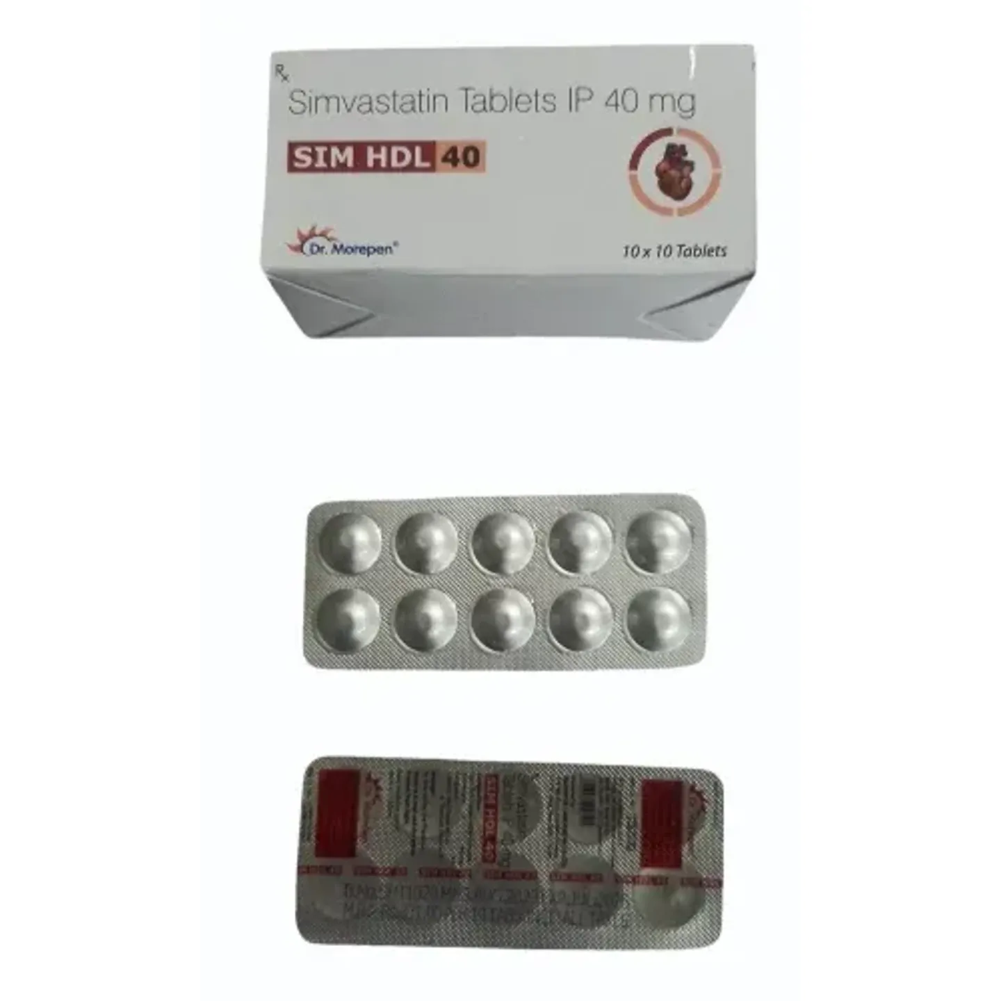 Sim Hdl 40mg Tablet product image