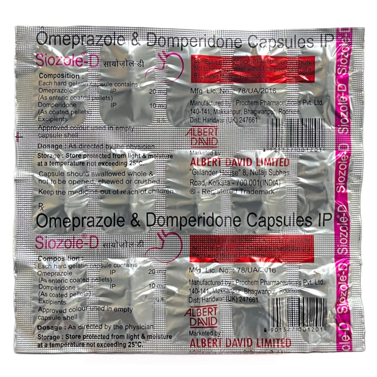 Siozole D Capsule product image