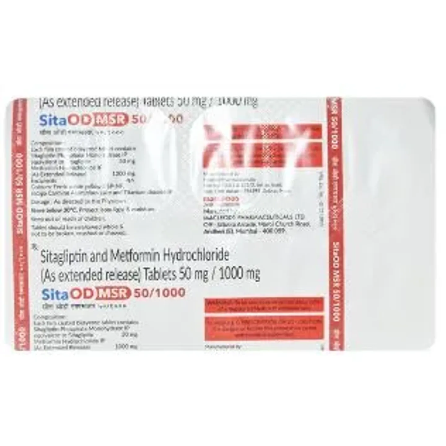 Sita Od Msr 50/1000 Tablet product image