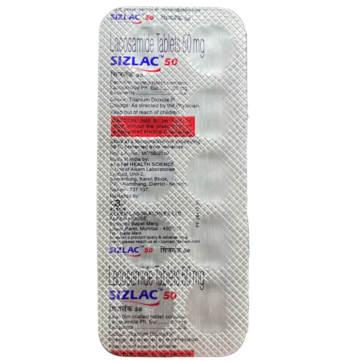 Sizlac 50 Tablet product image