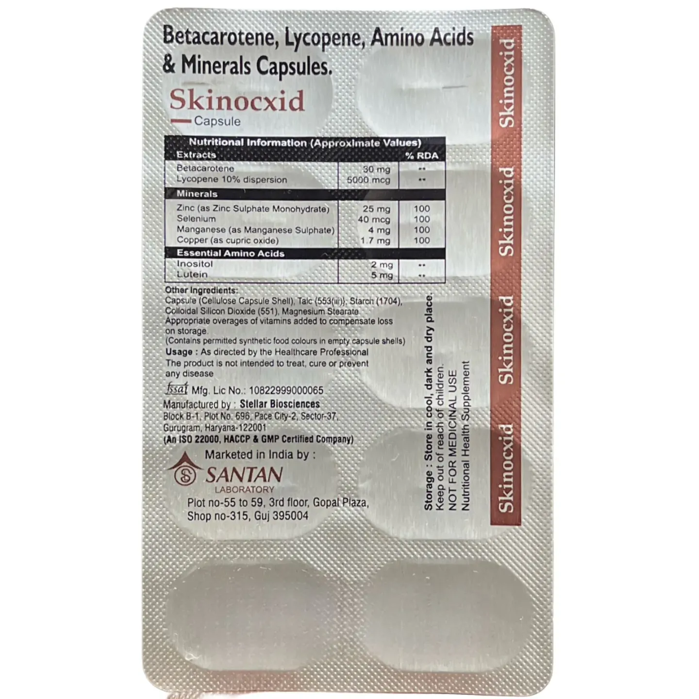 Skinocxid Capsule product image
