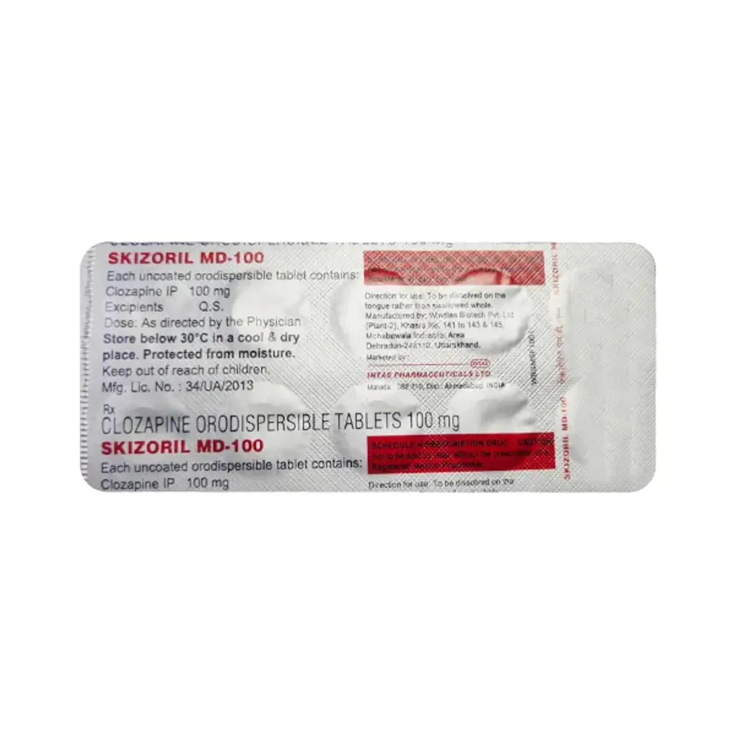 Skizoril Md 100 Tablet product image