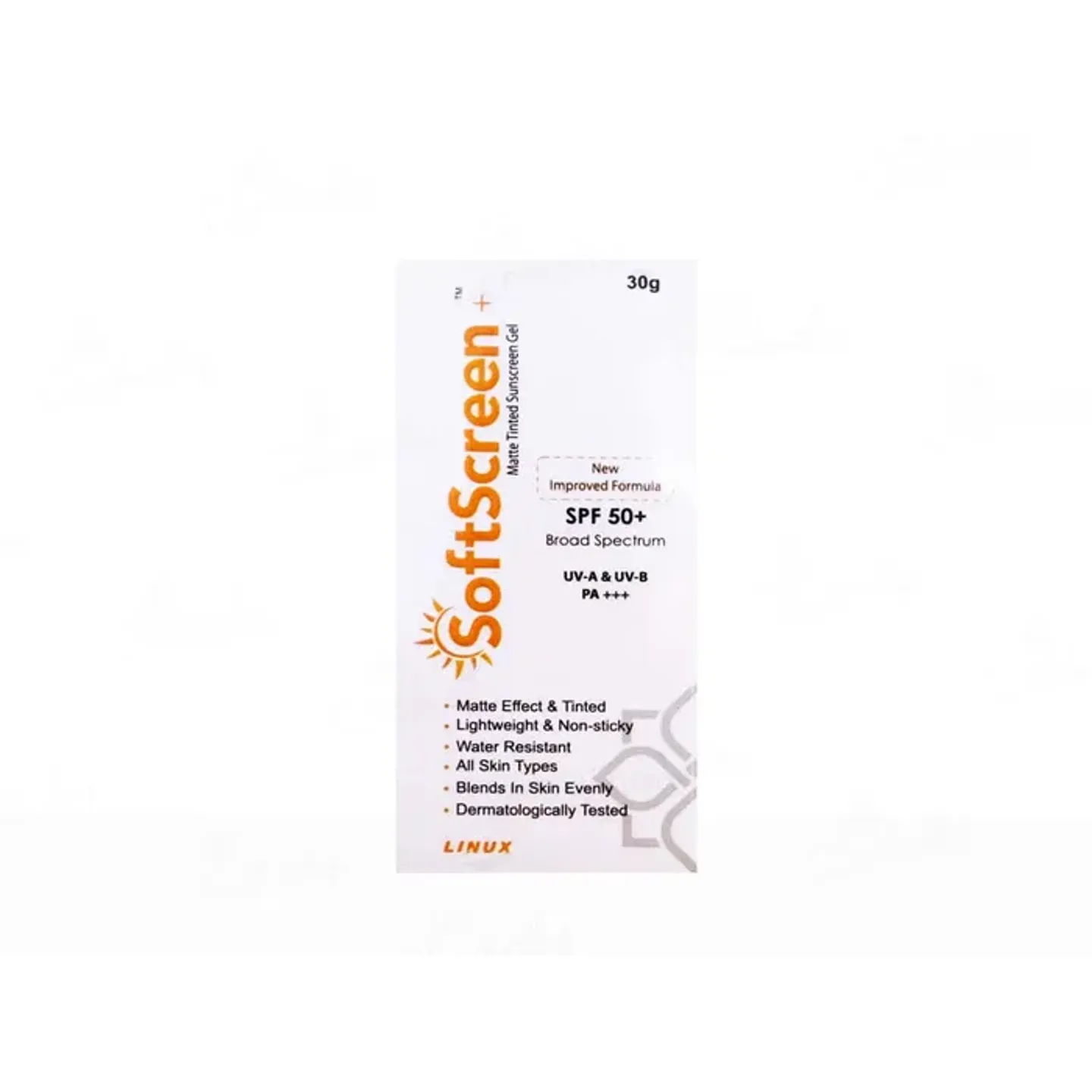 Softscreen Matte Tinted Sunscreen Gel Spf 50 product image