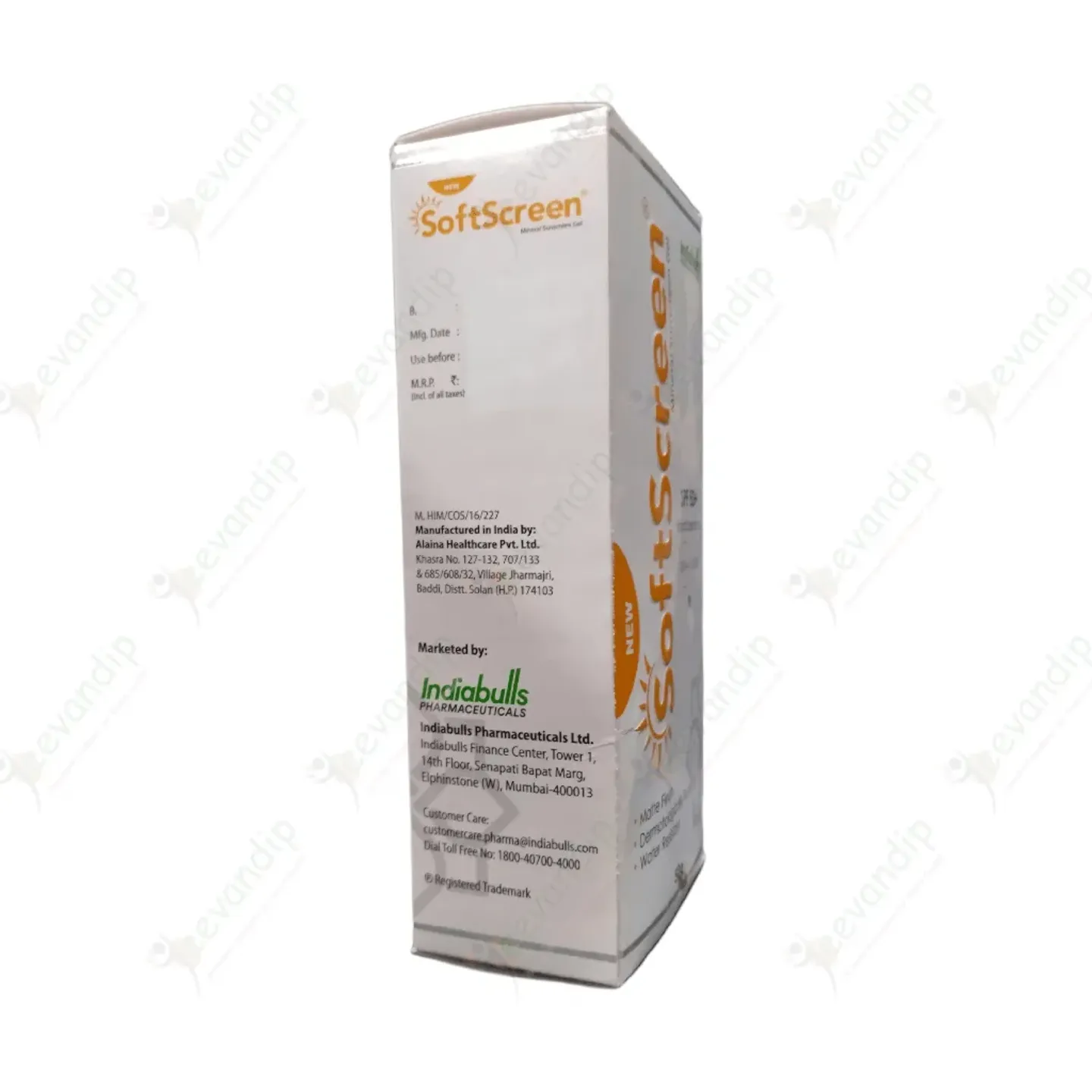Softscreen Spf 50 Sunscreen Gel 50gm product image