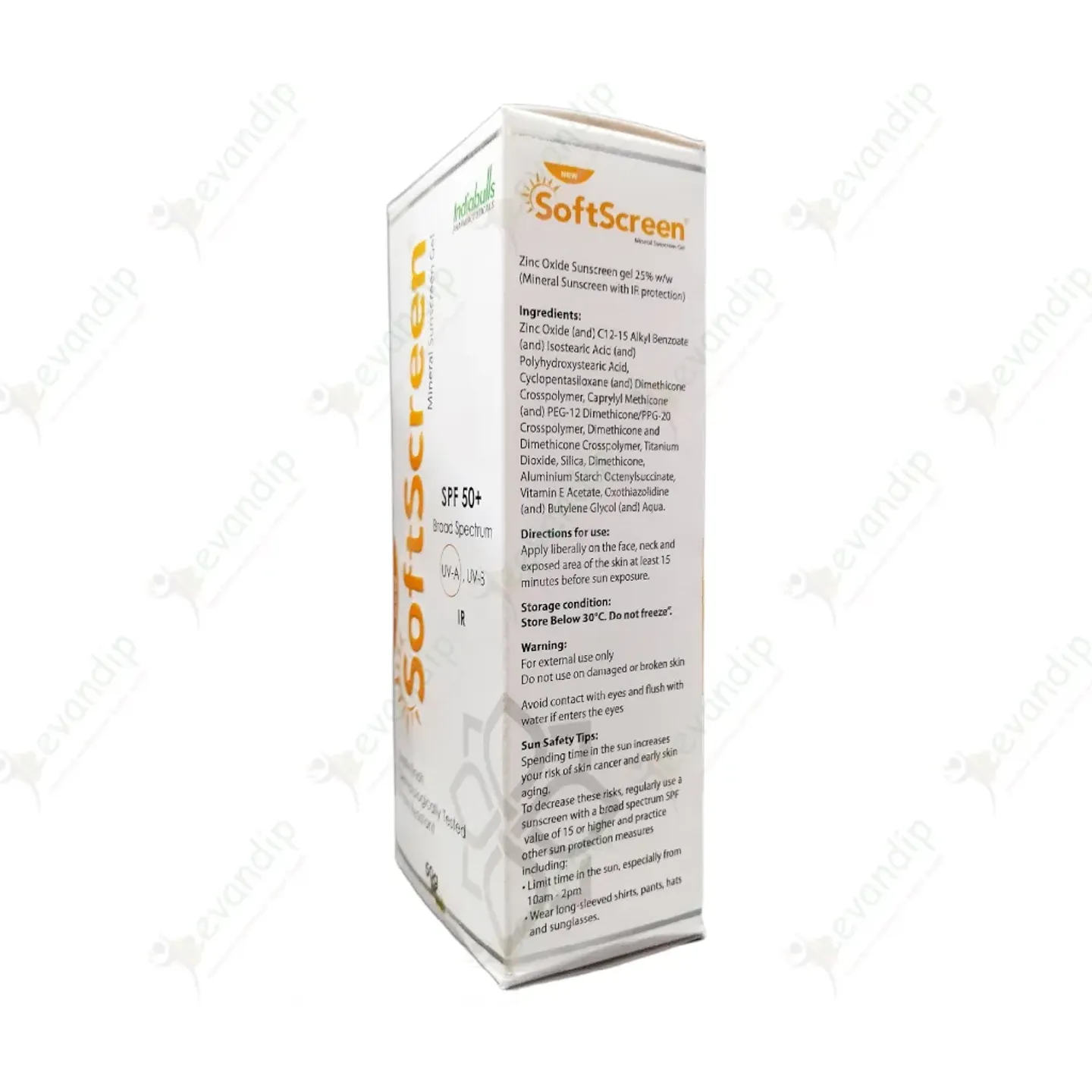 Softscreen Spf 50 Sunscreen Gel 50gm product image