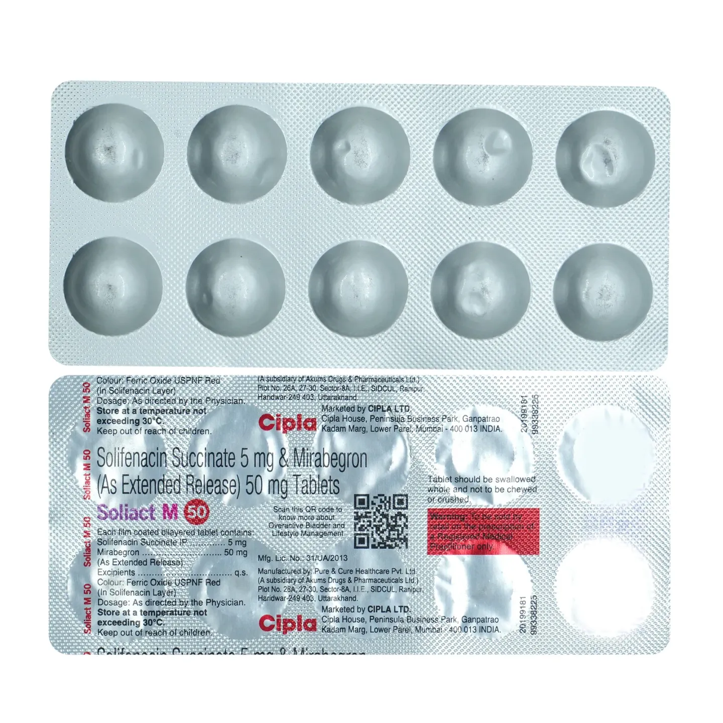 Soliact M 50 Tablet product image