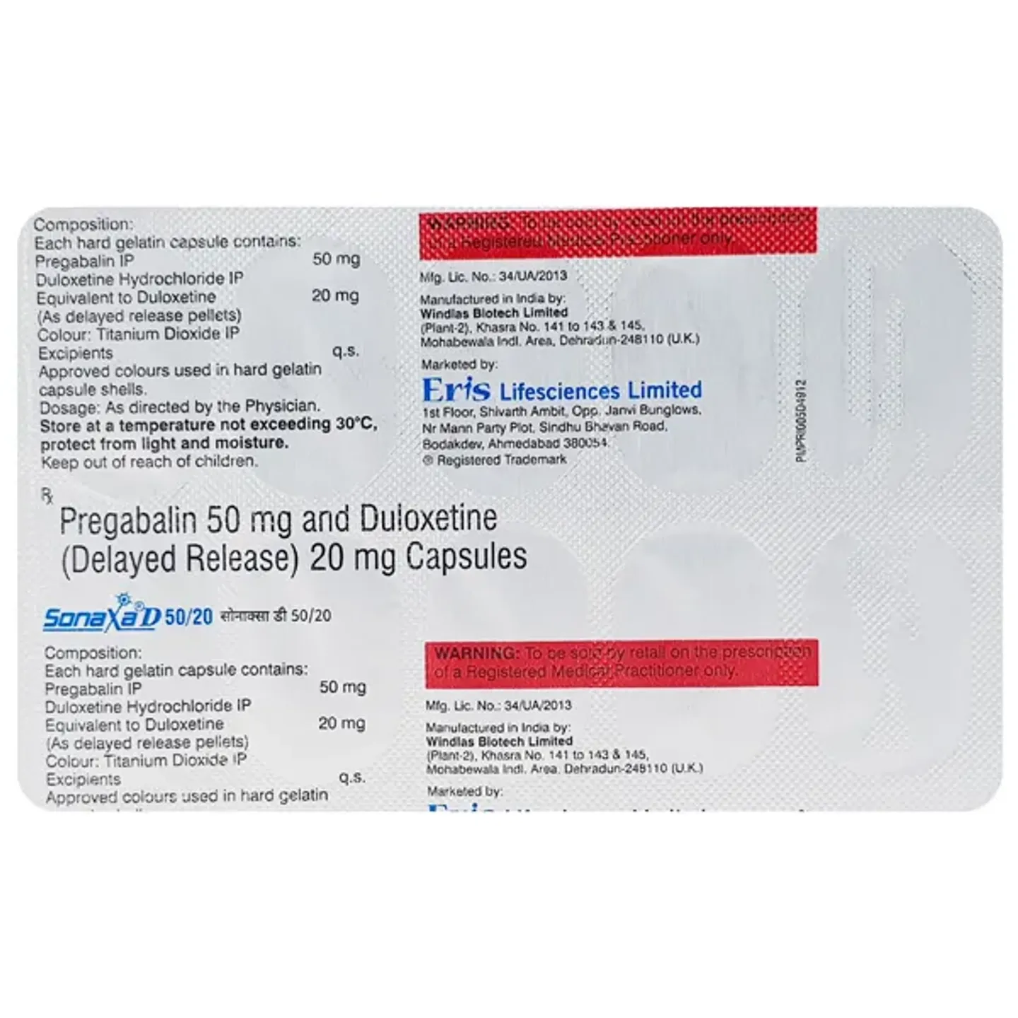 Sonaxa D 50/20 Tablet product image