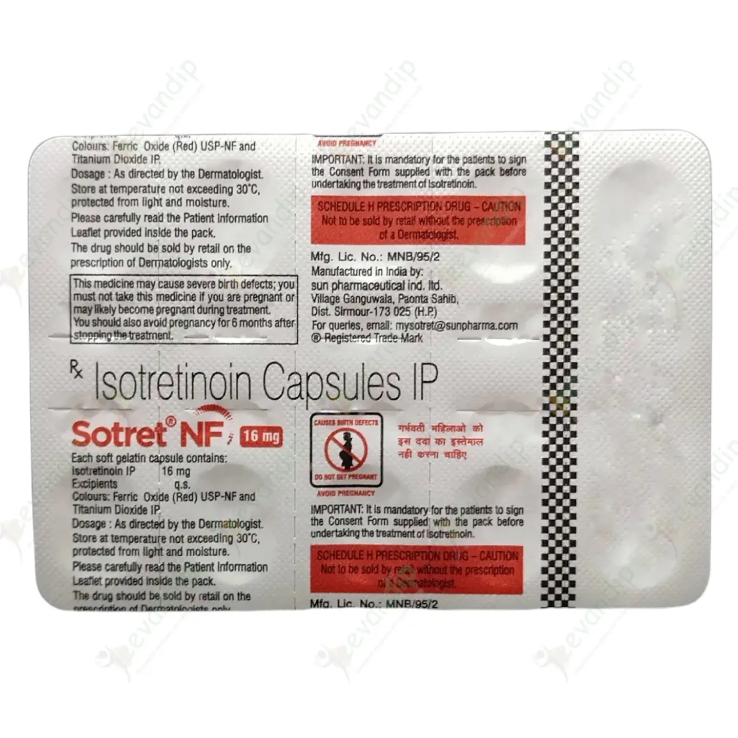 Sotret Nf 16 Capsule product image