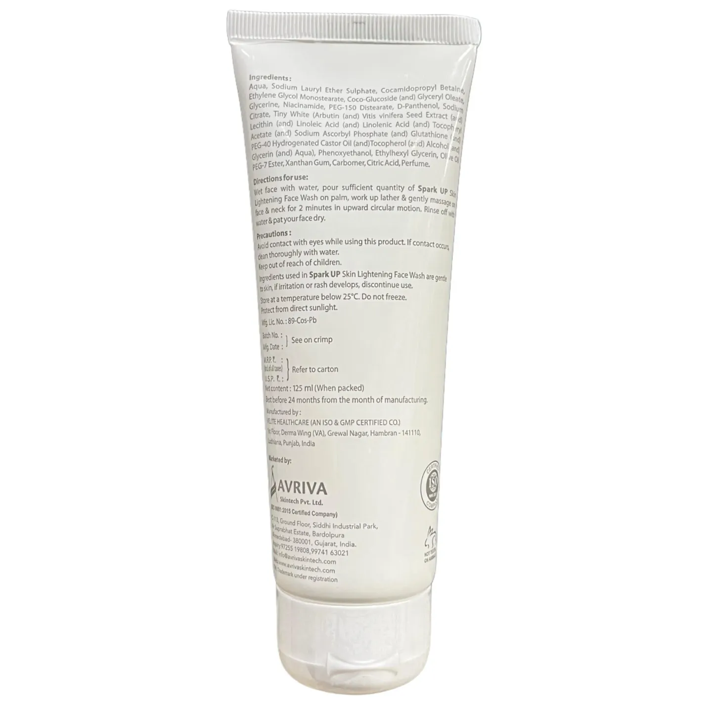 Sparkup Face Wash 125ml product image