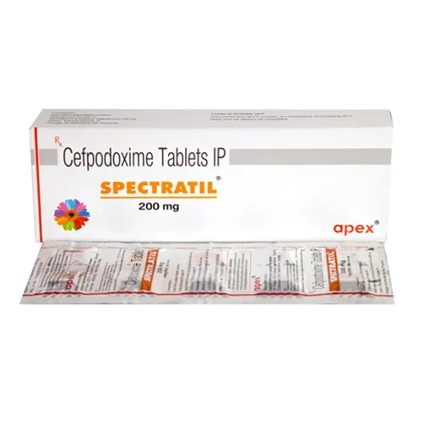 Spectratil 200mg Tablet product image
