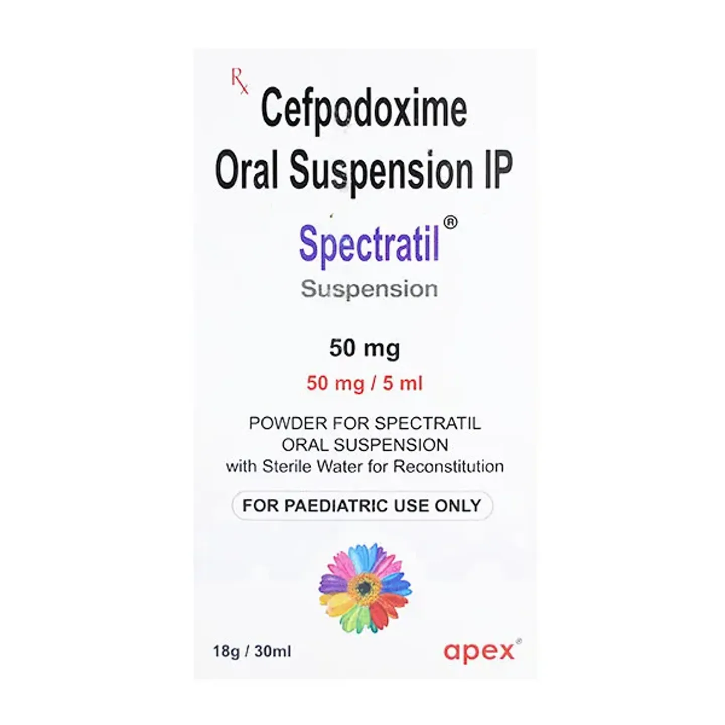 Spectratil 50 Syrup product image