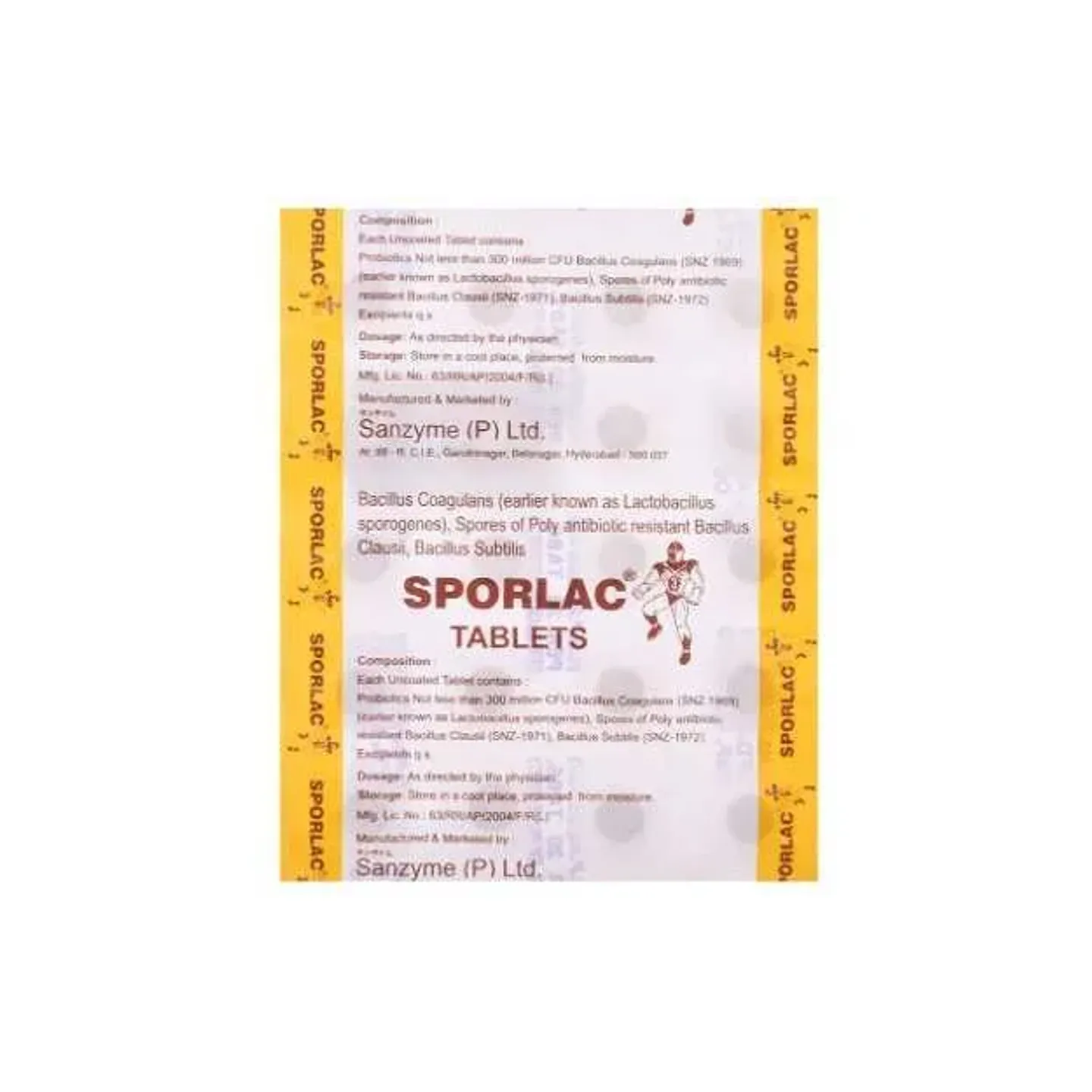 Sporlac Tablet product image