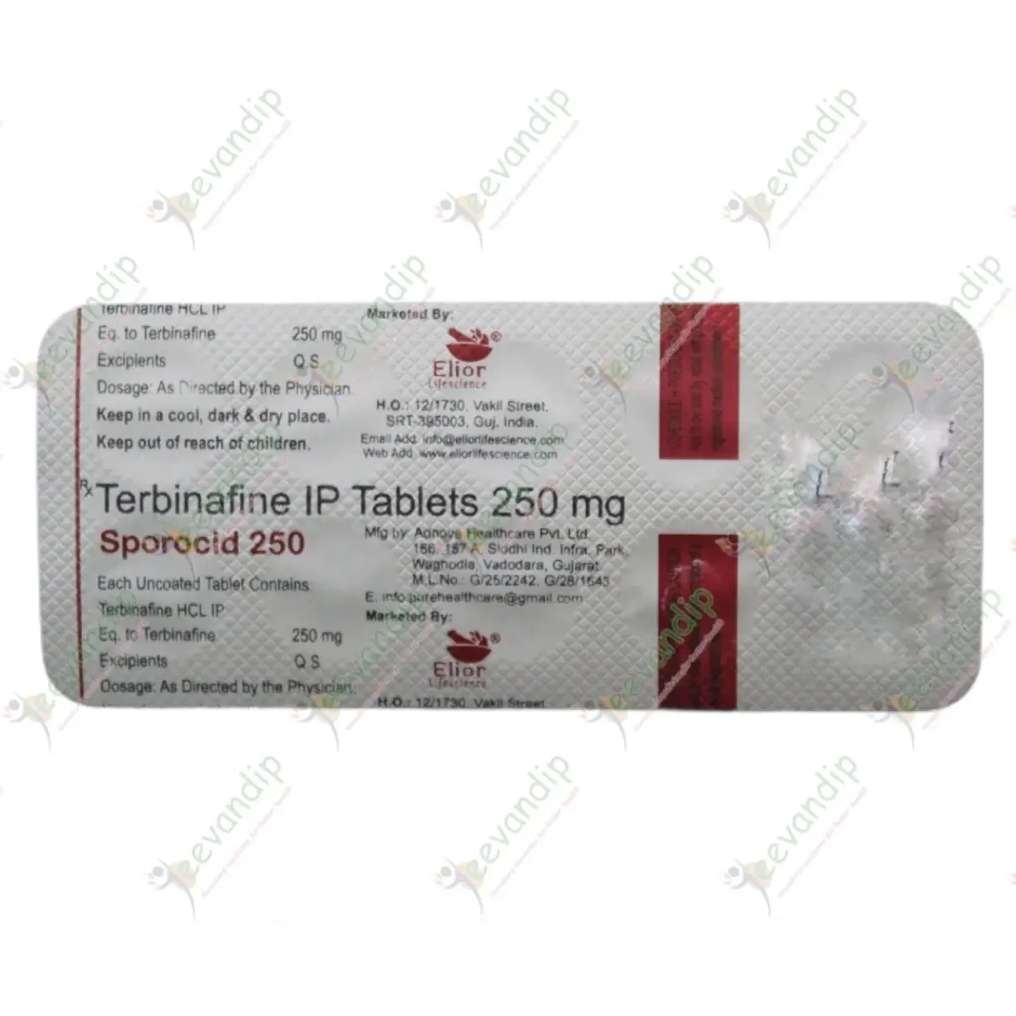 Sporocid 250mg Tablet product image