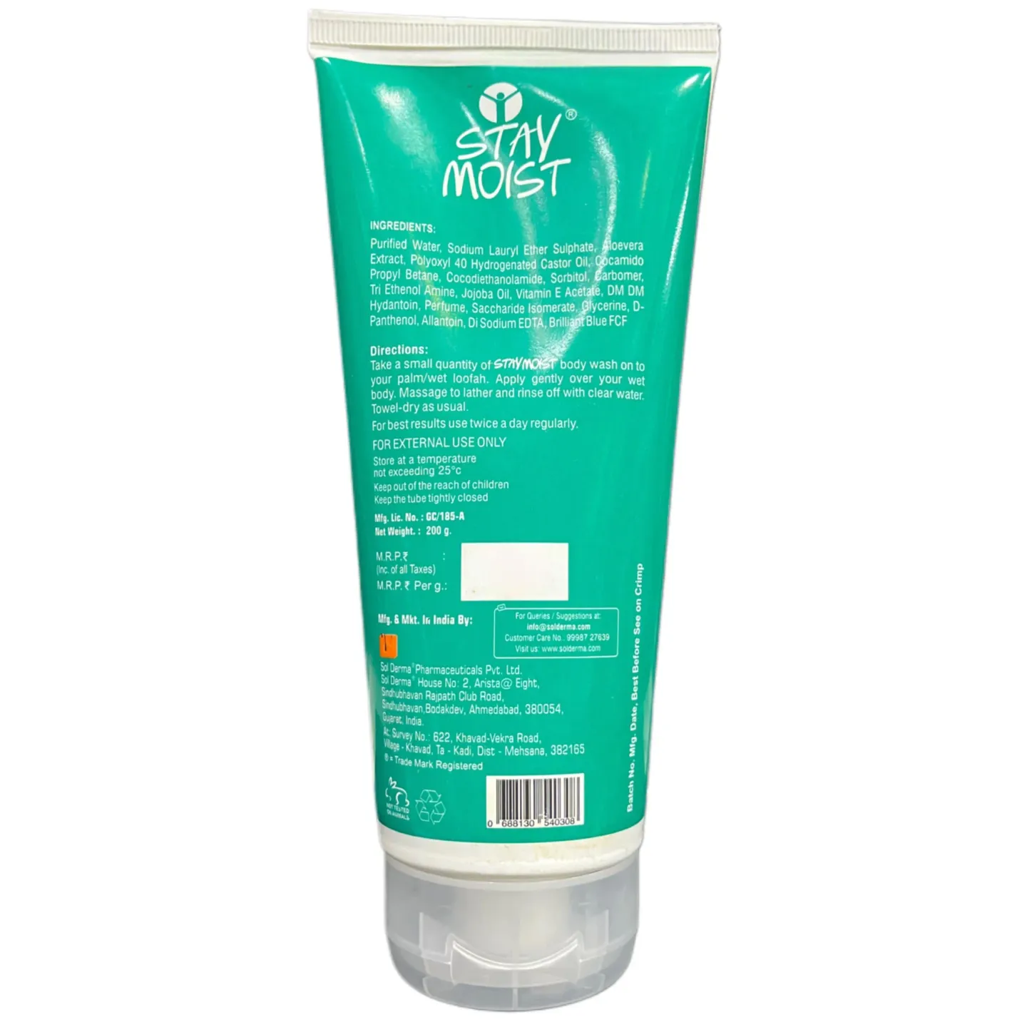 Staymoist Body Wash 200gm product image