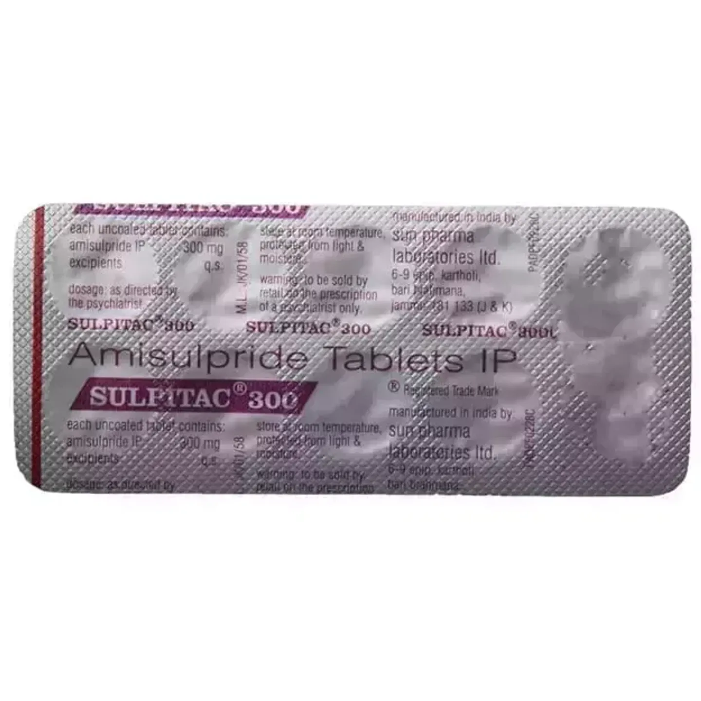 Sulpitac 300 Tablet product image