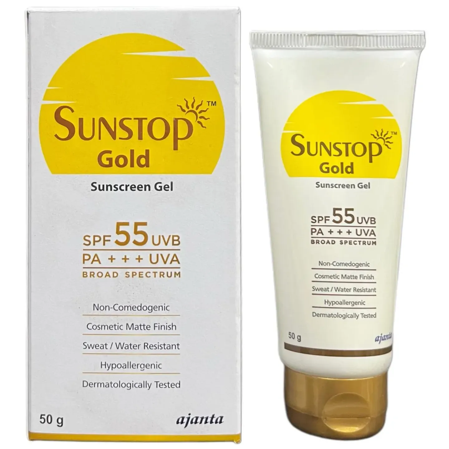 Sunstop Gold Spf 55 Sunscreen Gel 50gm product image