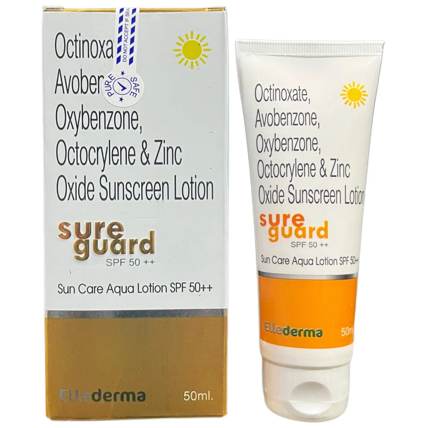 Sureguard Spf 50++ Sun Care Aqua Lotion 50ml product image