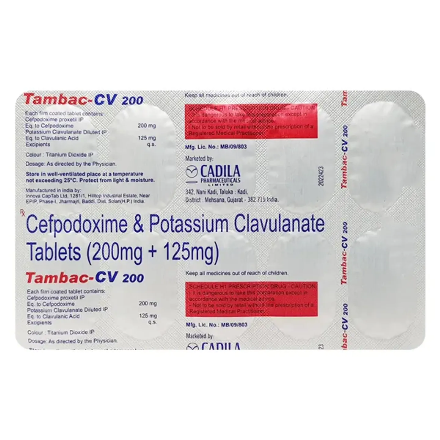 Tambac Cv 200 Tablet product image