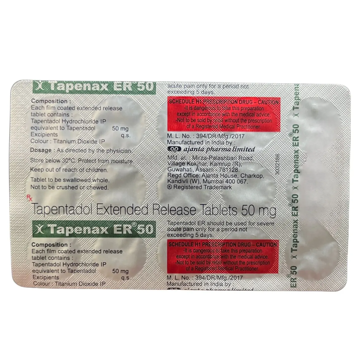 Tapenax Er 50 Tablet product image