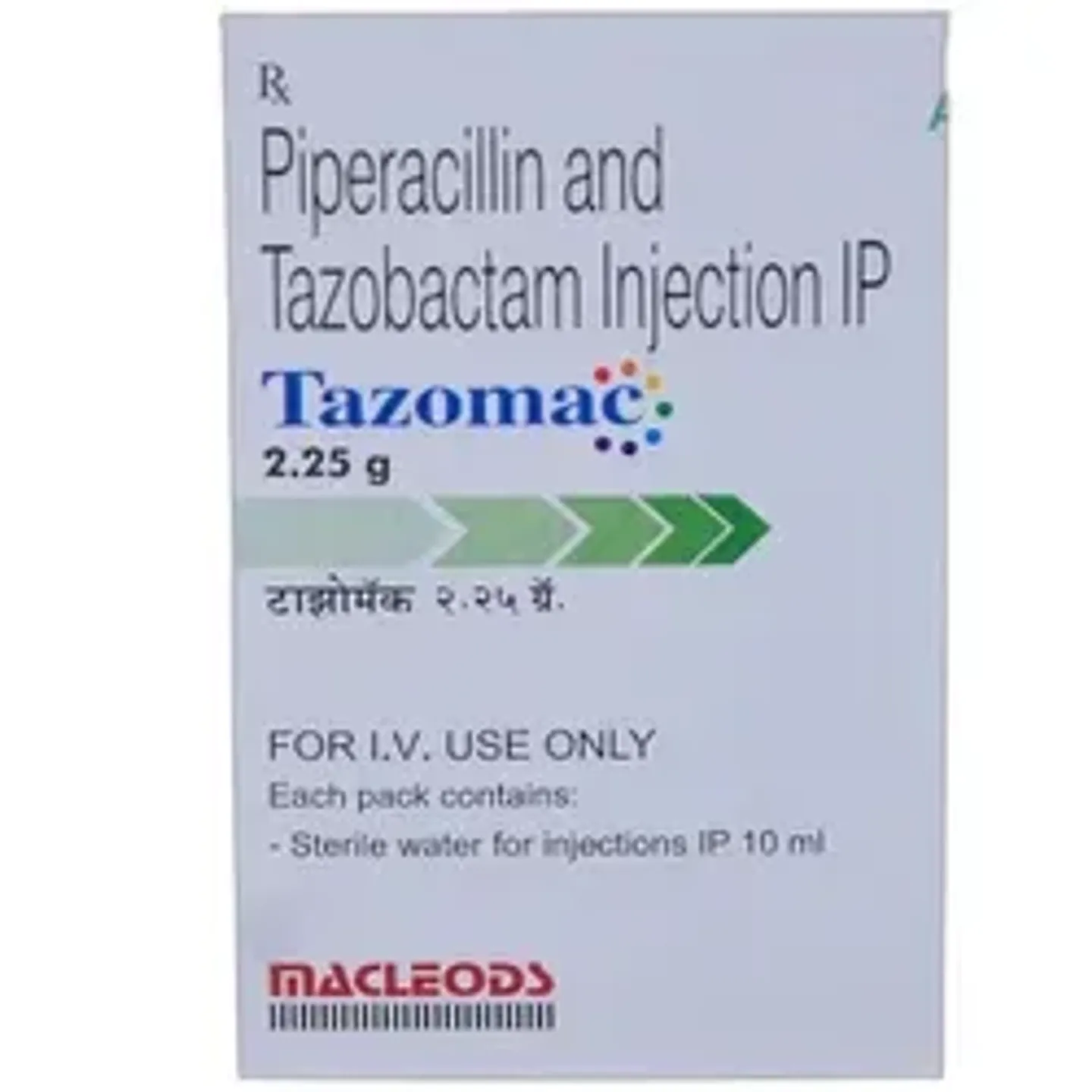 Tazomac 2.25gm Injection product image