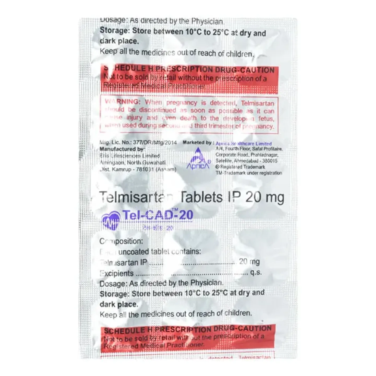 Telcad 20 Tablet product image