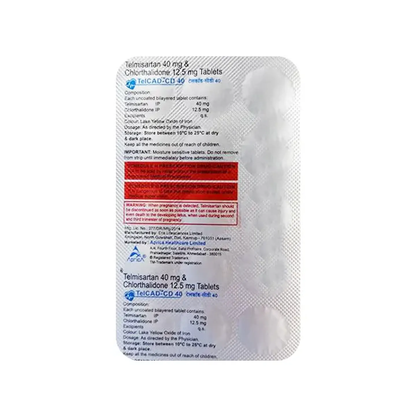 Telcad Cd 40 Tablet product image