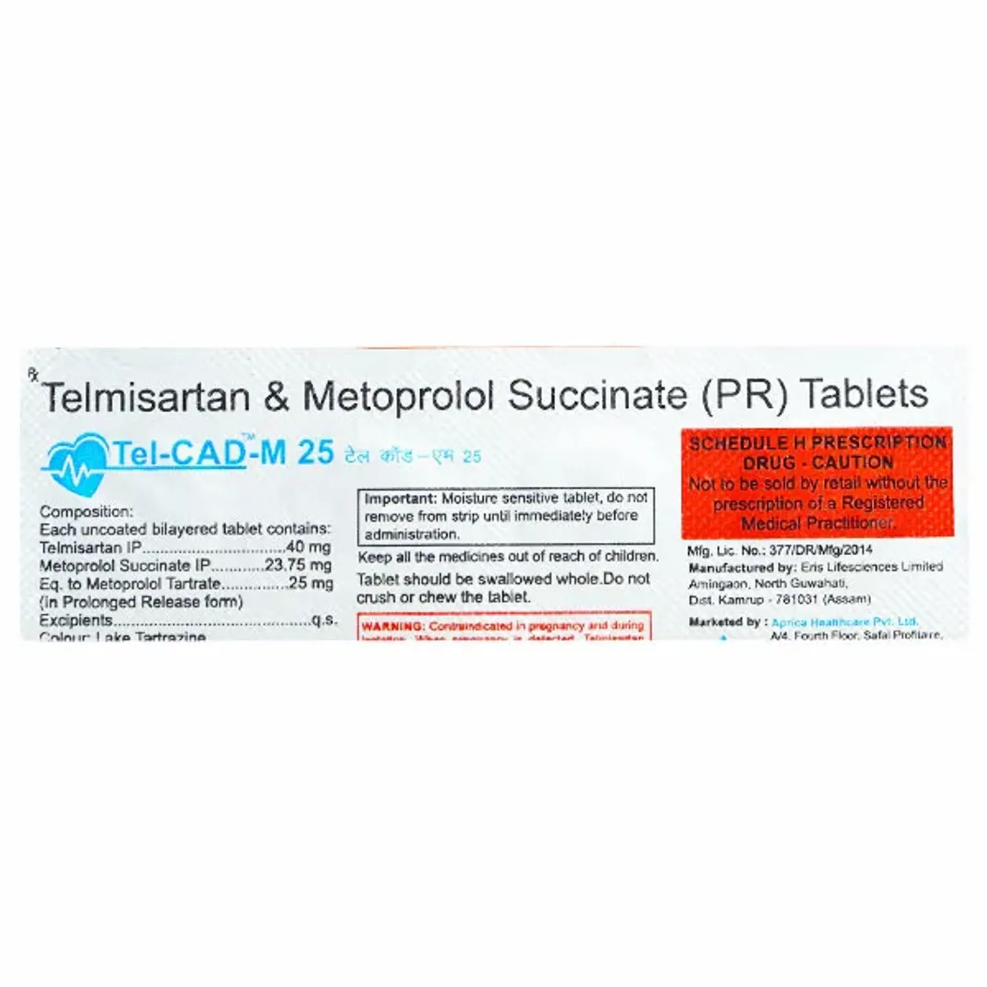 Telcad M 25 Tablet product image