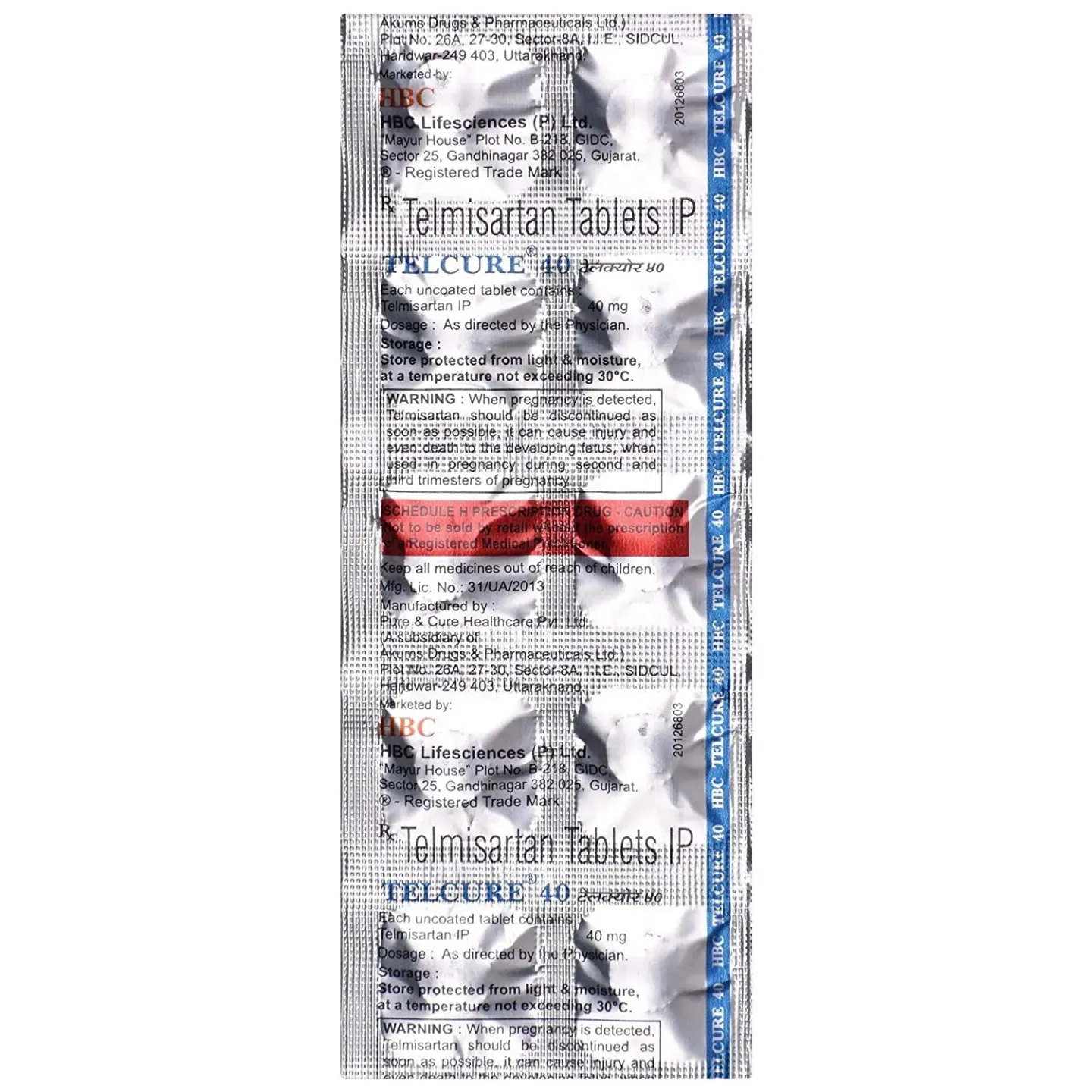 Telcure 40 Tablet product image