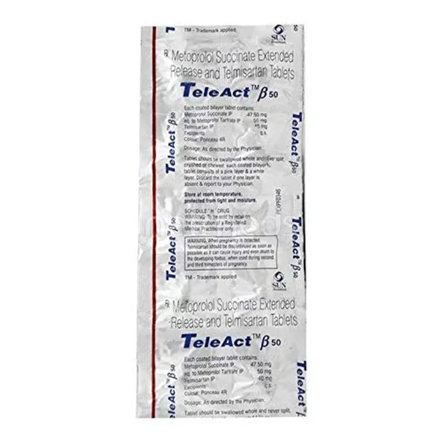 Teleact Beta 50 Tablet product image