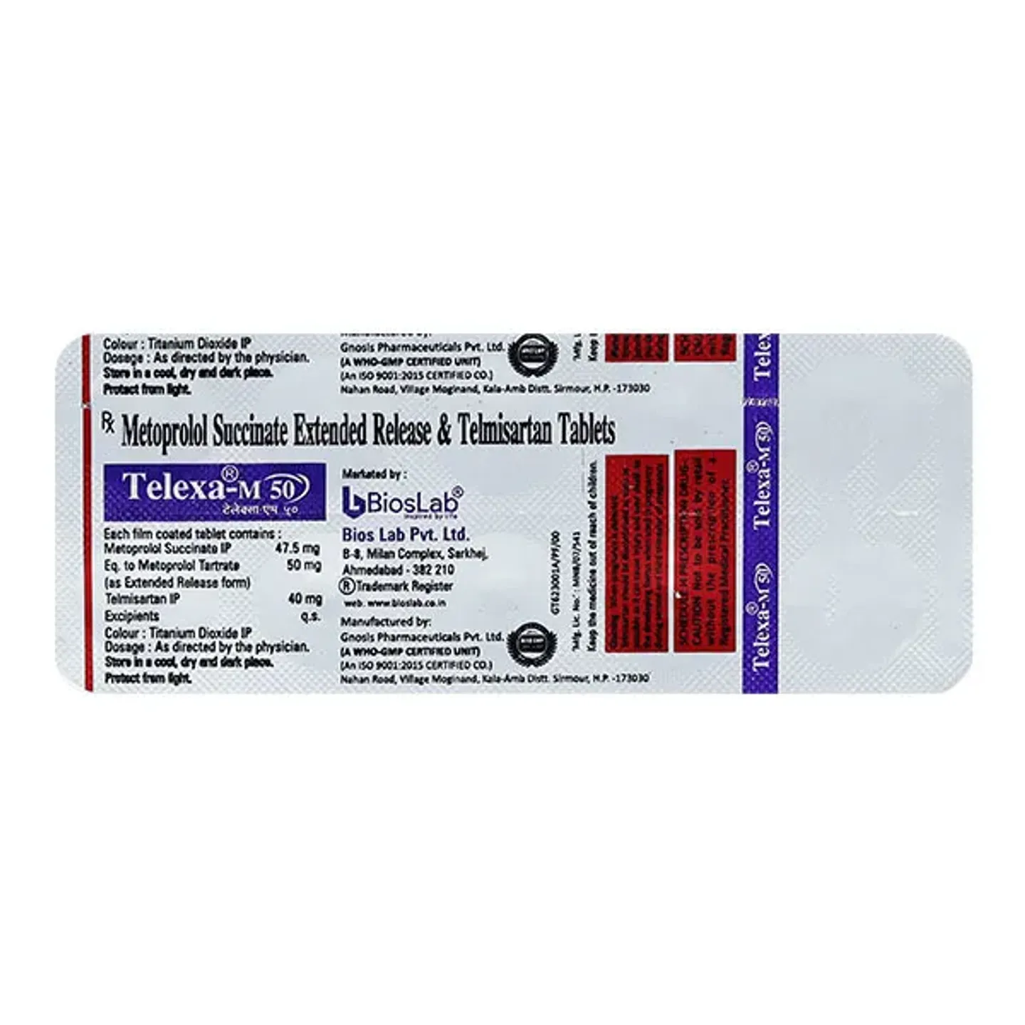 Telexa M 50 Tablet product image