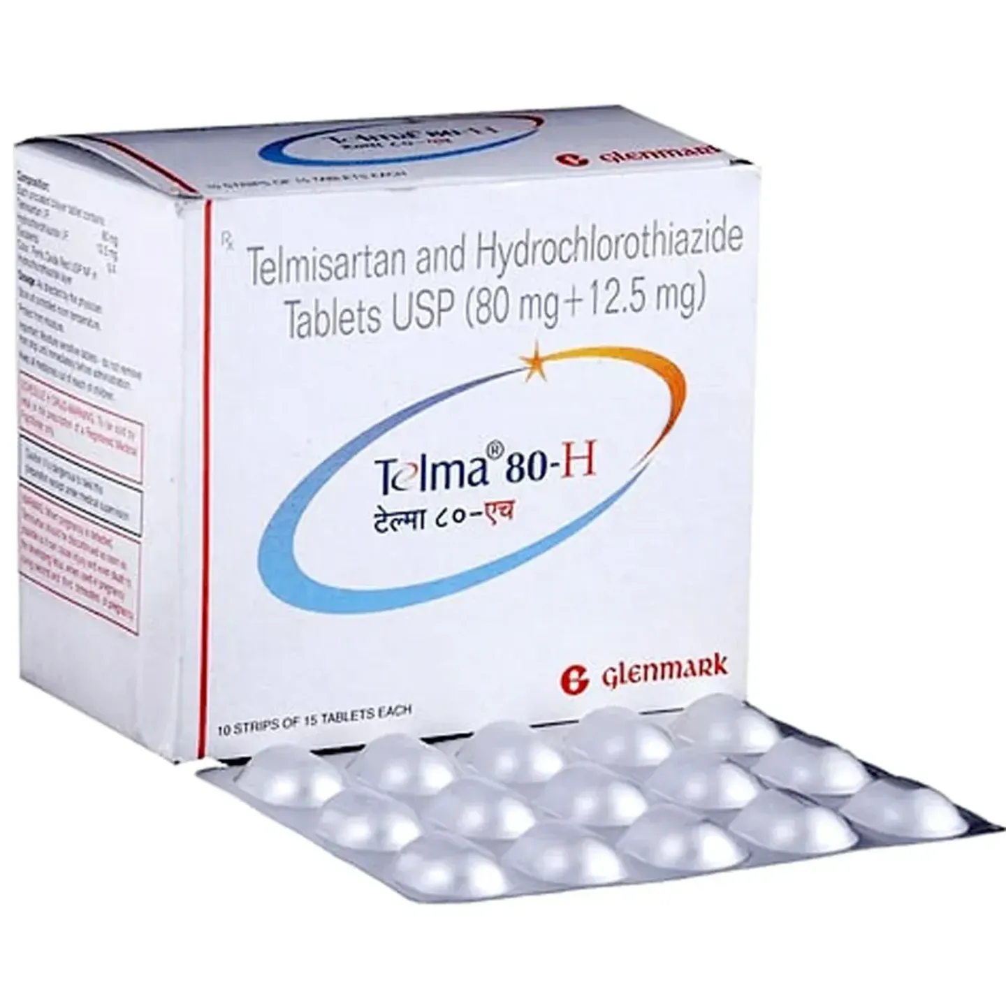 Telma H 80 Tablet product image