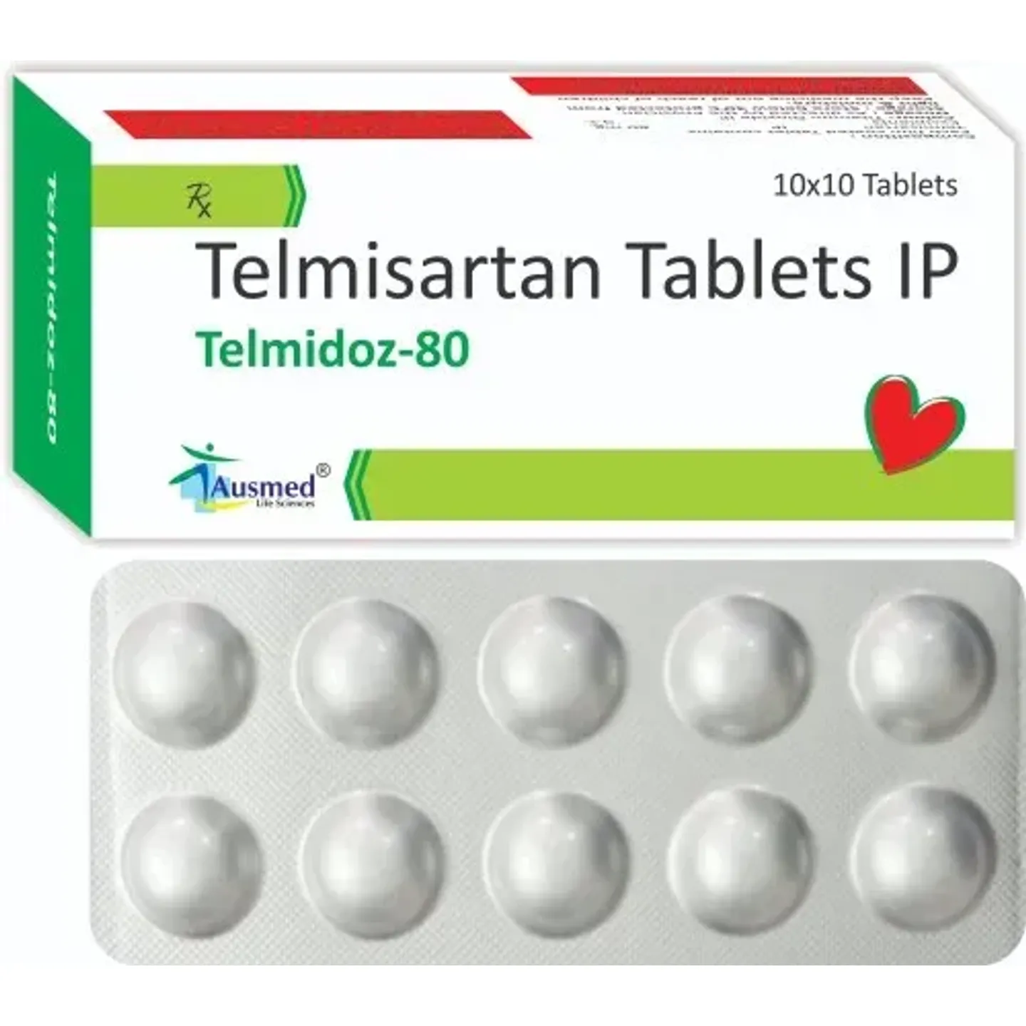 Telmidoz 80 Tablet product image