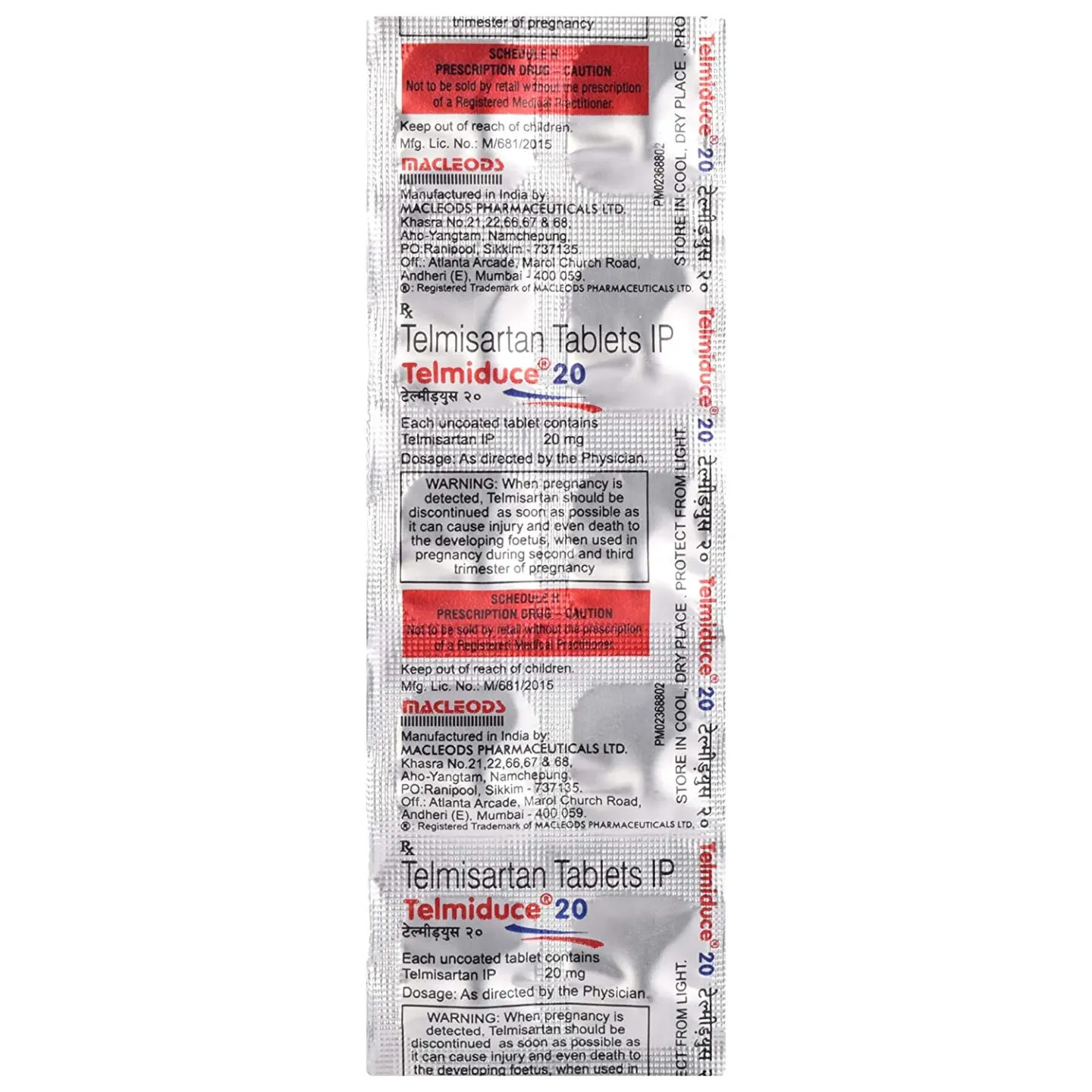 Telmiduce 20 Tablet product image