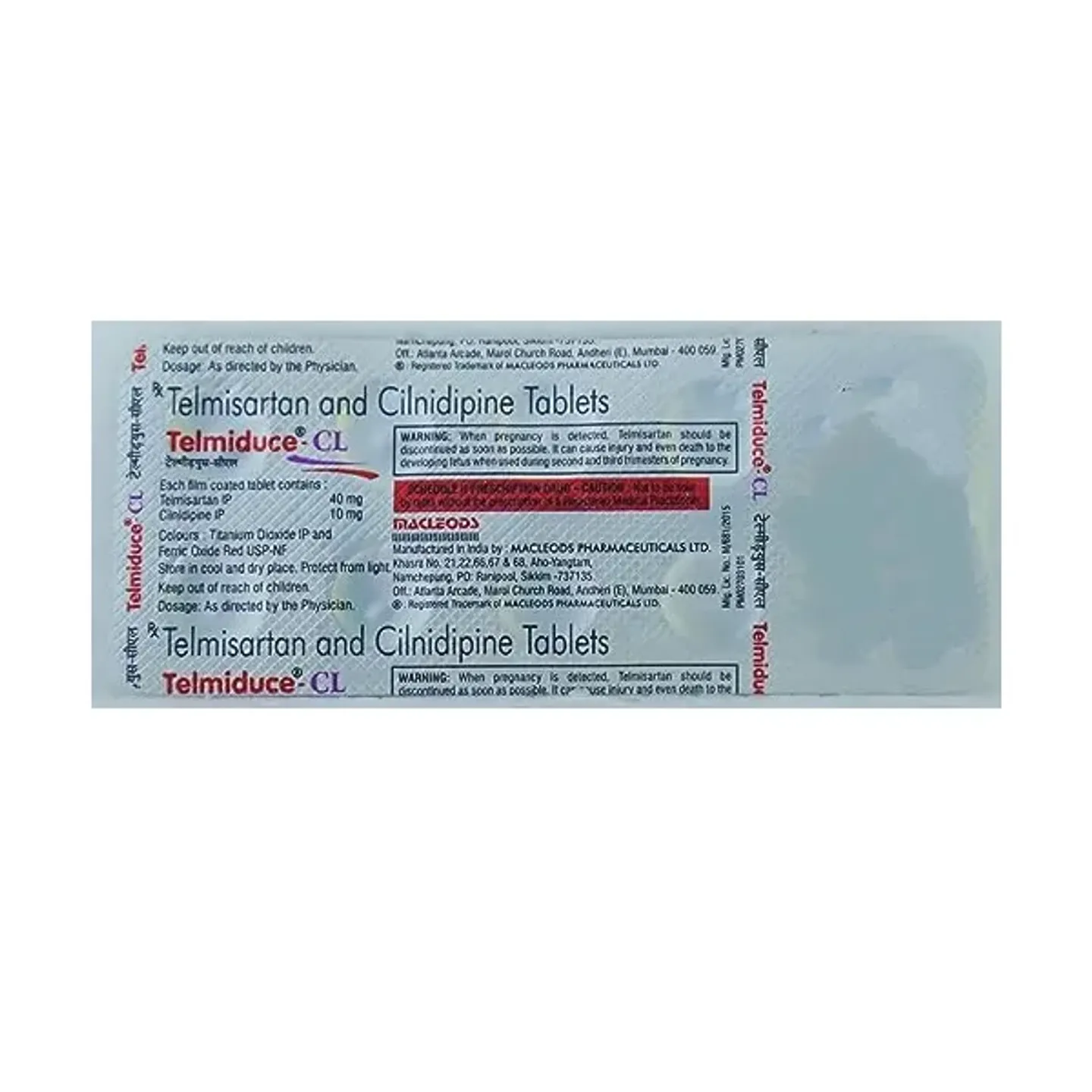 Telmiduce Cl Tablet product image