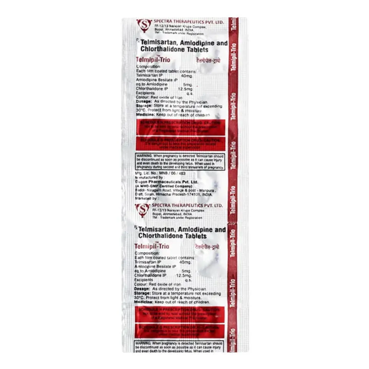 Telmipil Trio Tablet product image