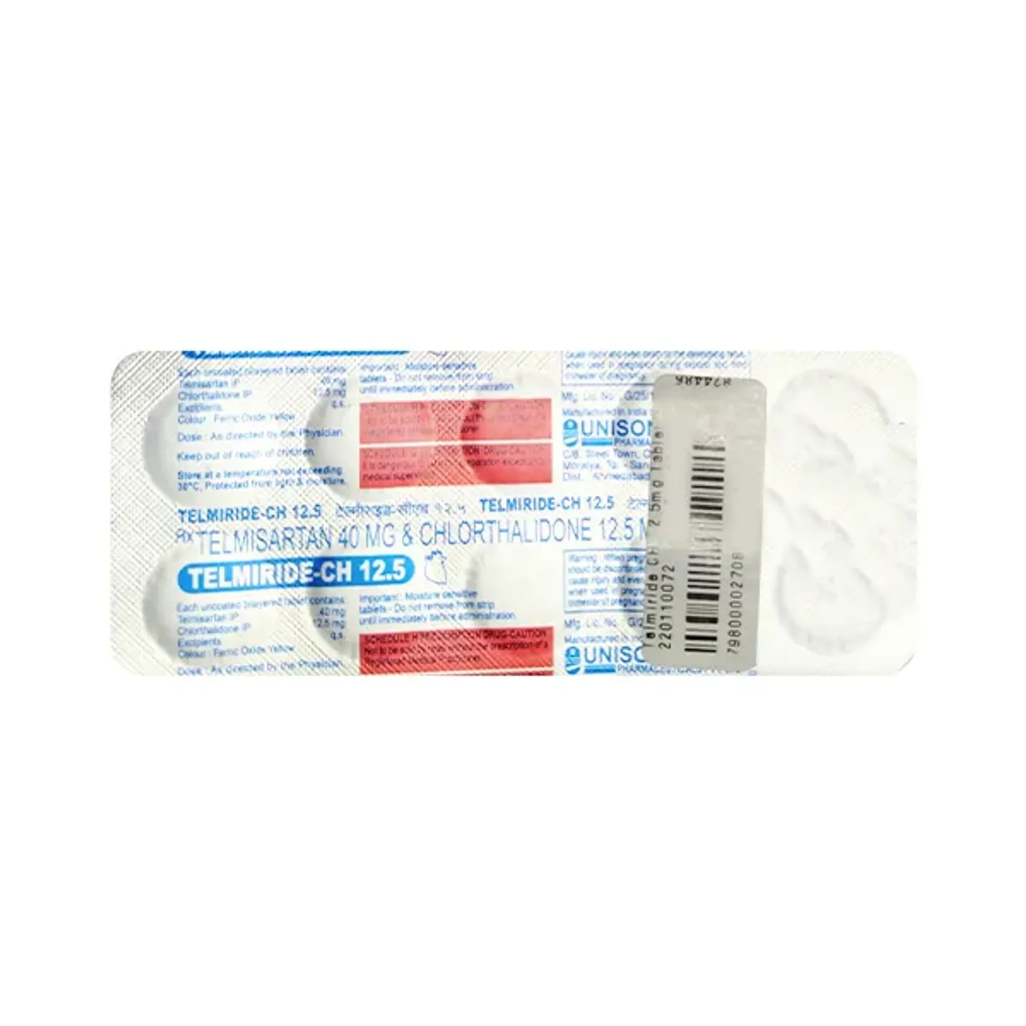 Telmiride Ch 12.5 Tablet product image