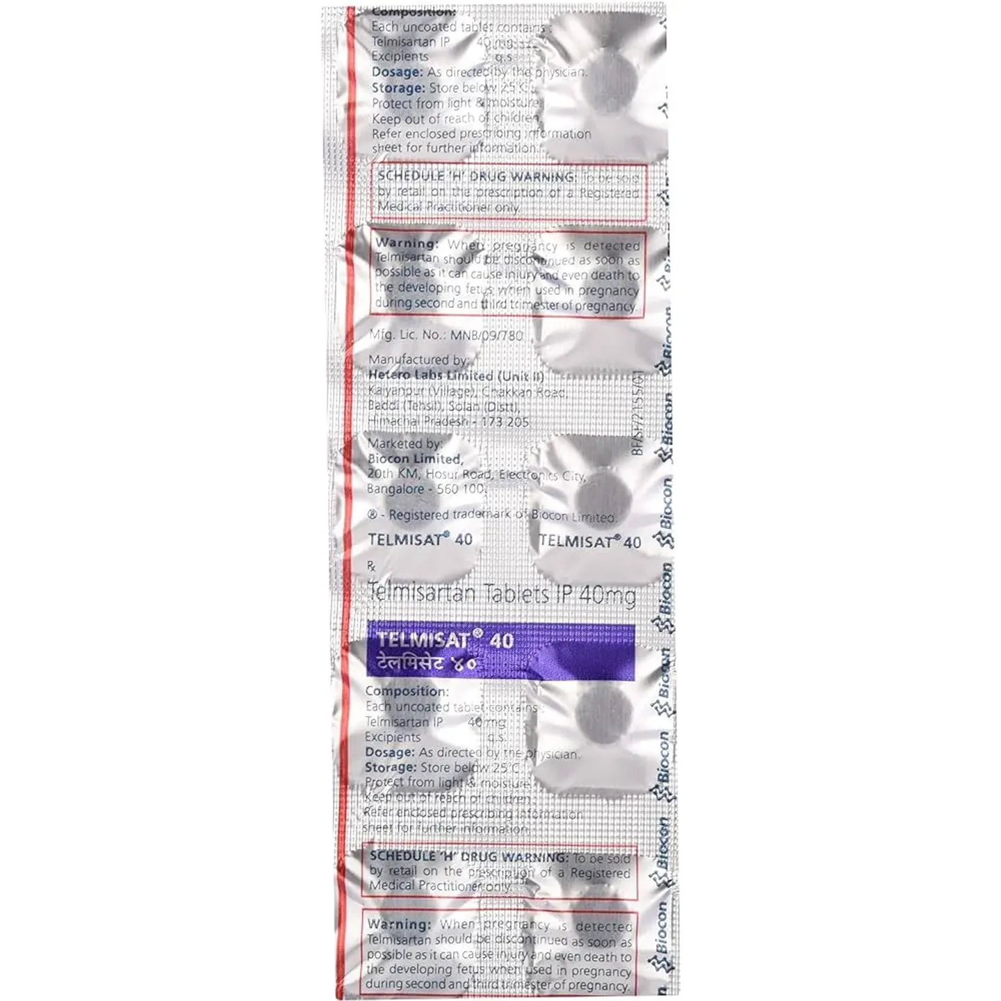 Telmisat 40 Tablet product image