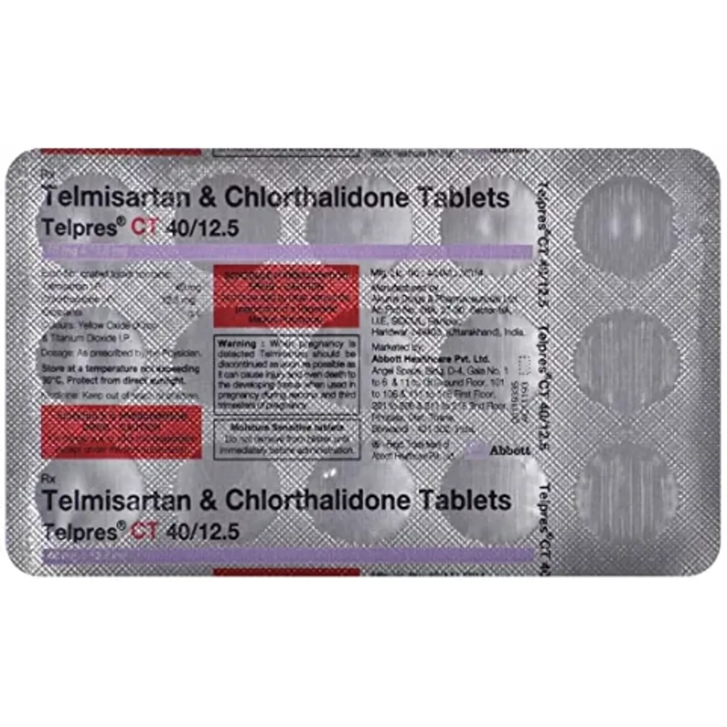 Telpres Ct 40/12.5 Tablet product image