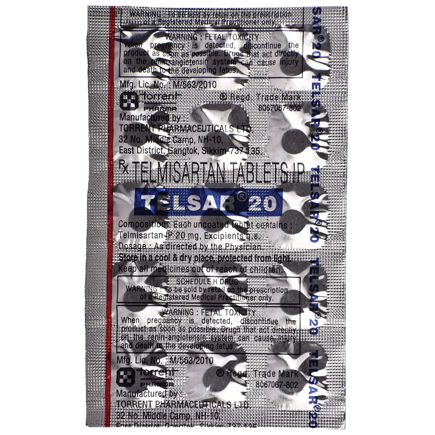 Telsar 20 Tablet product image
