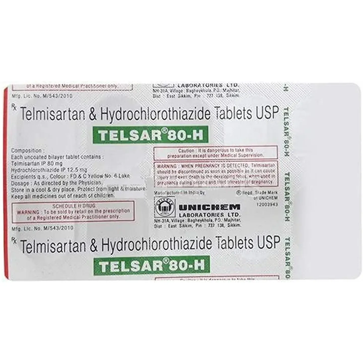 Telsar H 80 Tablet product image
