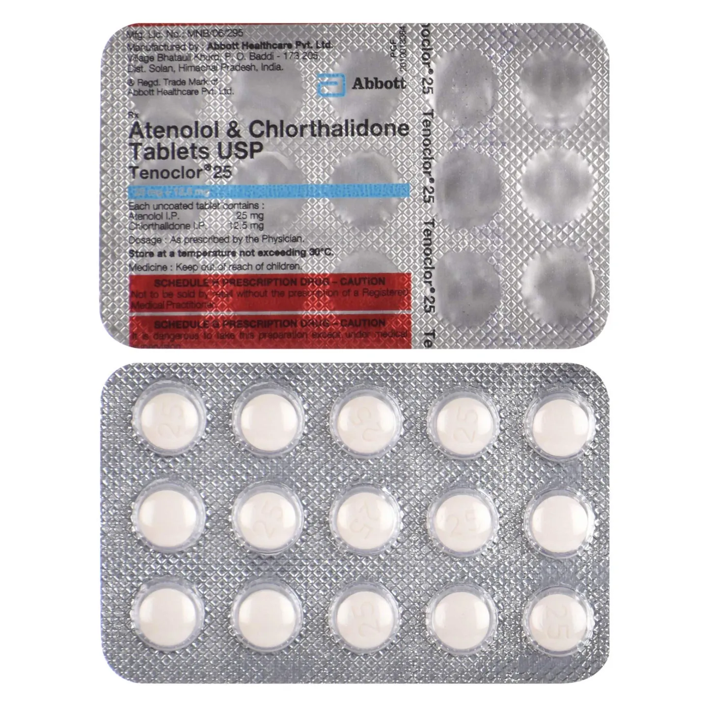 Tenoclor 25 Tablet product image