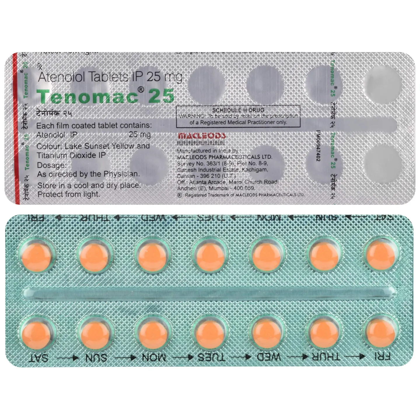 Tenomac 25 Tablet product image