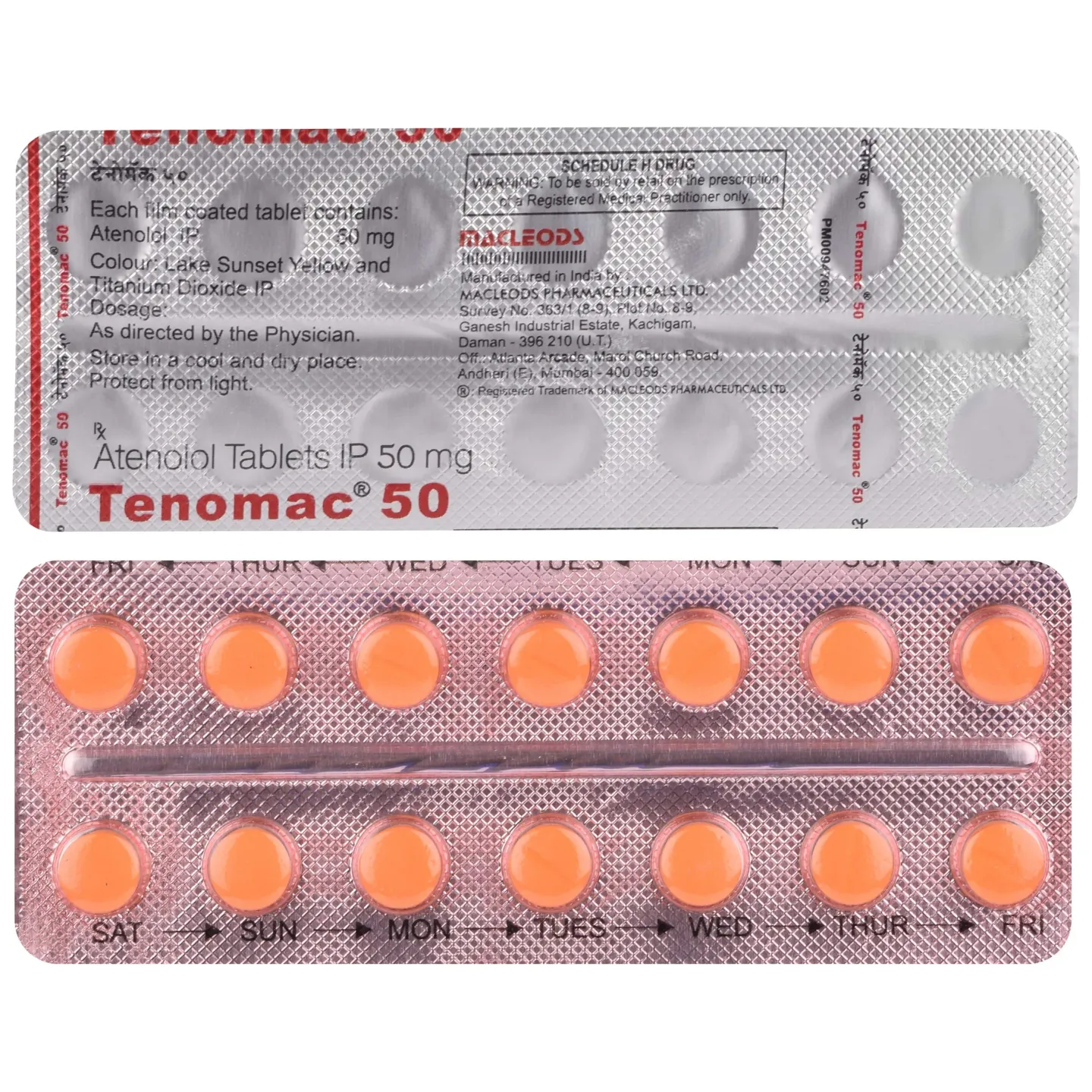 Tenomac 50 Tablet product image