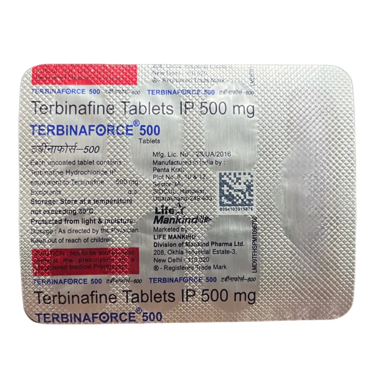 Terbinaforce 500 Tablet product image