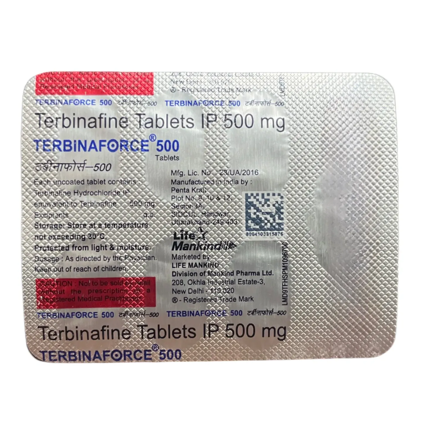 Terbinaforce 500 Tablet product image