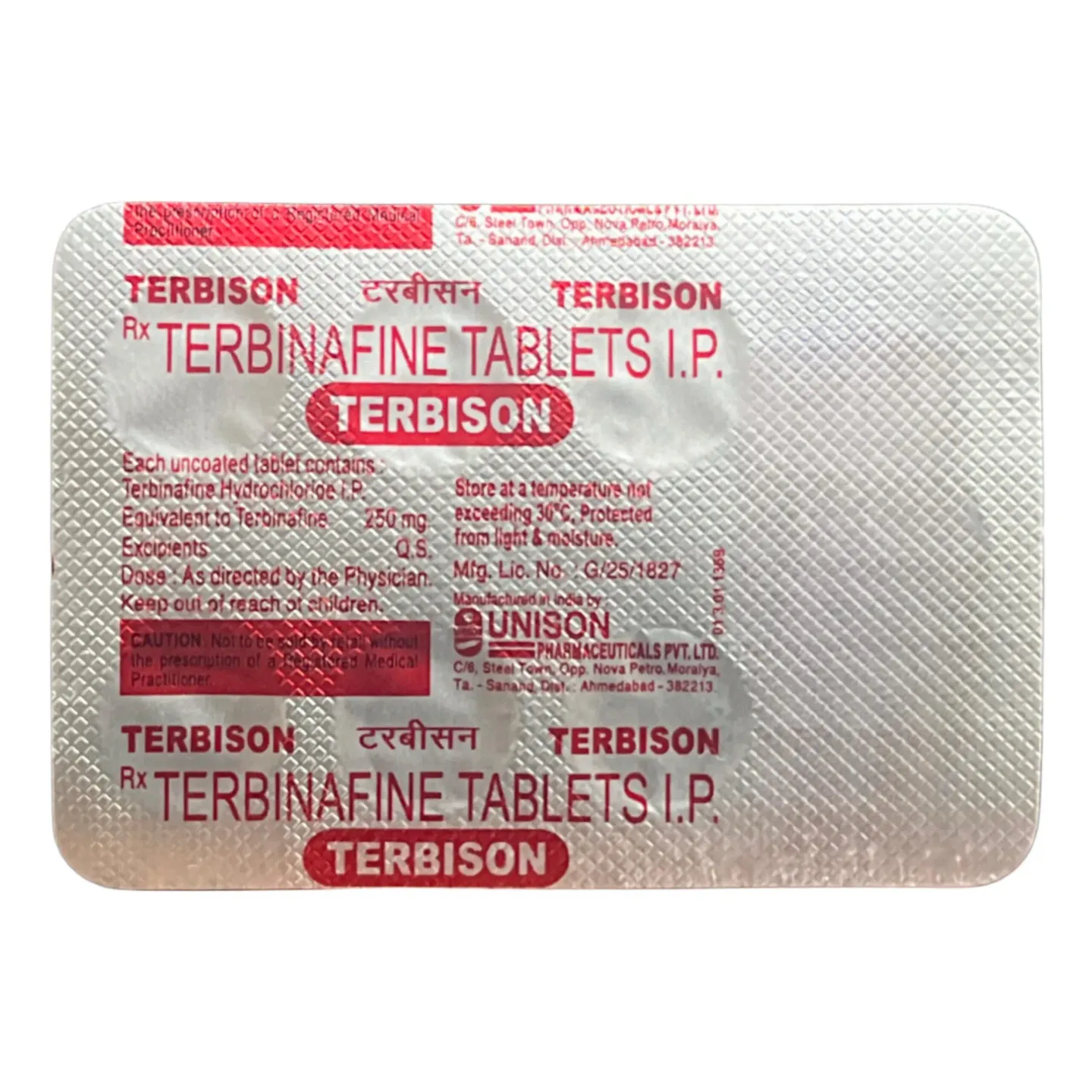 Terbison 250 Tablet product image