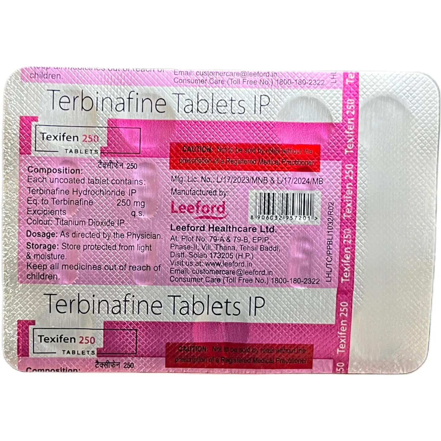 Texifen 250 Tablet product image