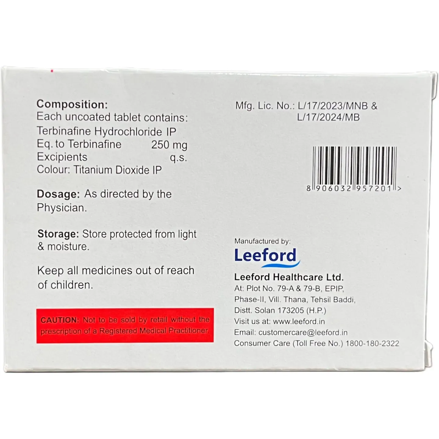 Texifen 250 Tablet product image