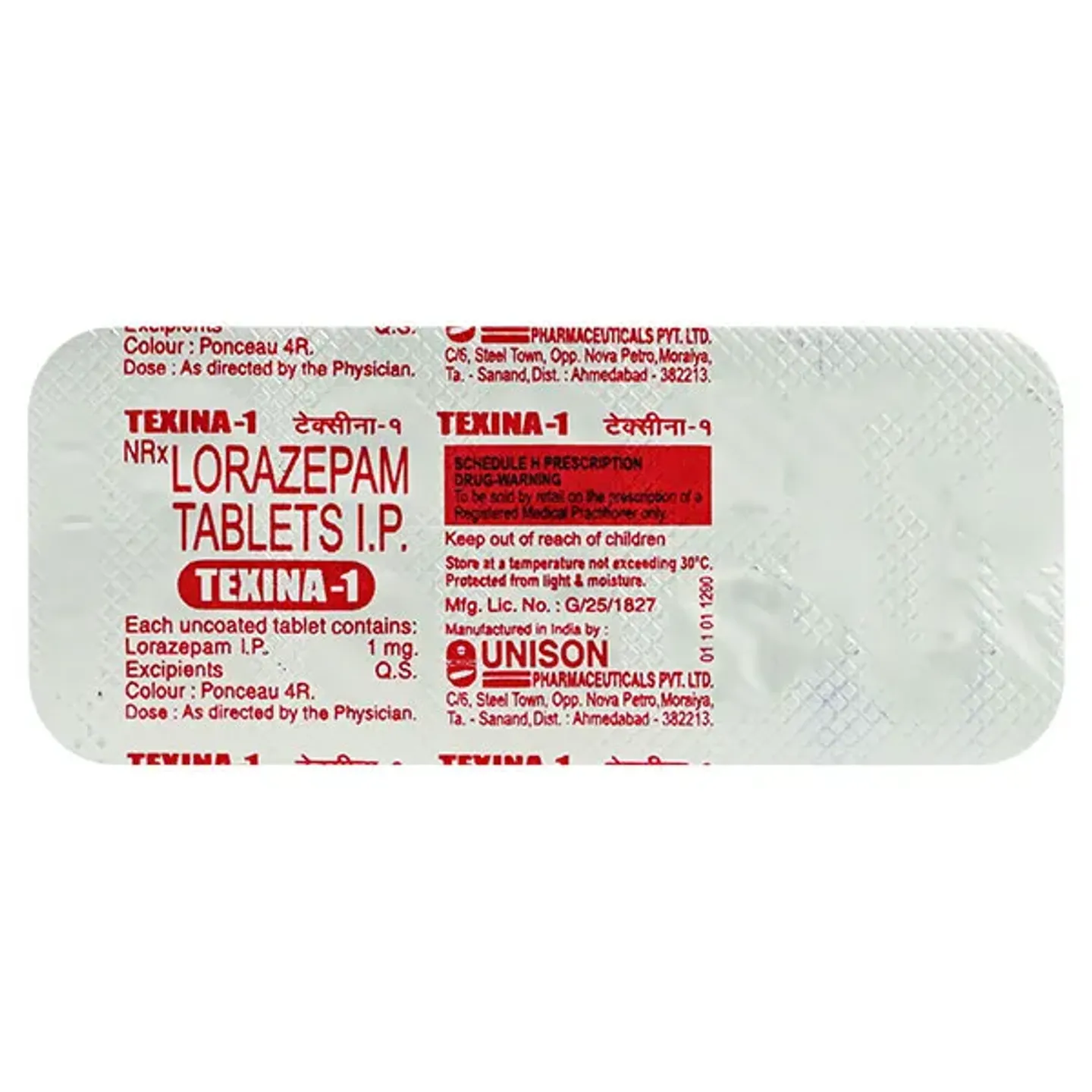 Texina 1 Tablet product image